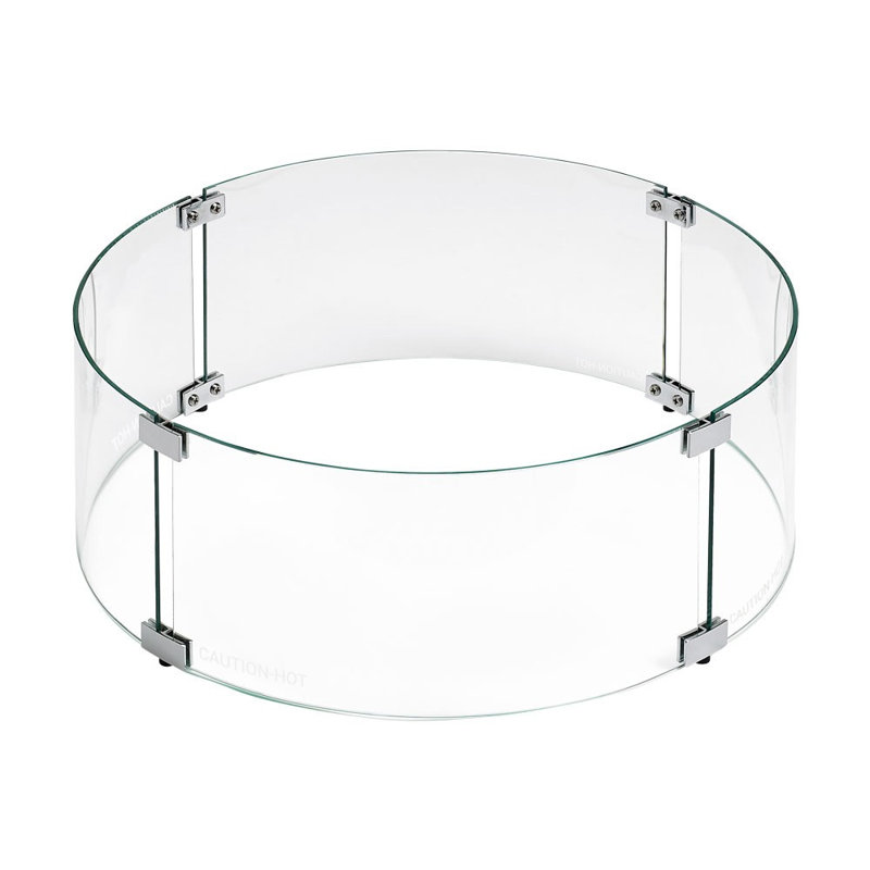American Fireglass Round Tempered Glass Flame Guard & Reviews Wayfair